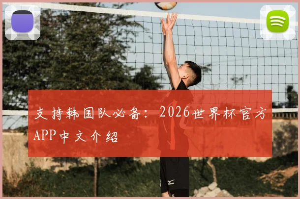 支持韩国队必备：2026世界杯官方APP中文介绍